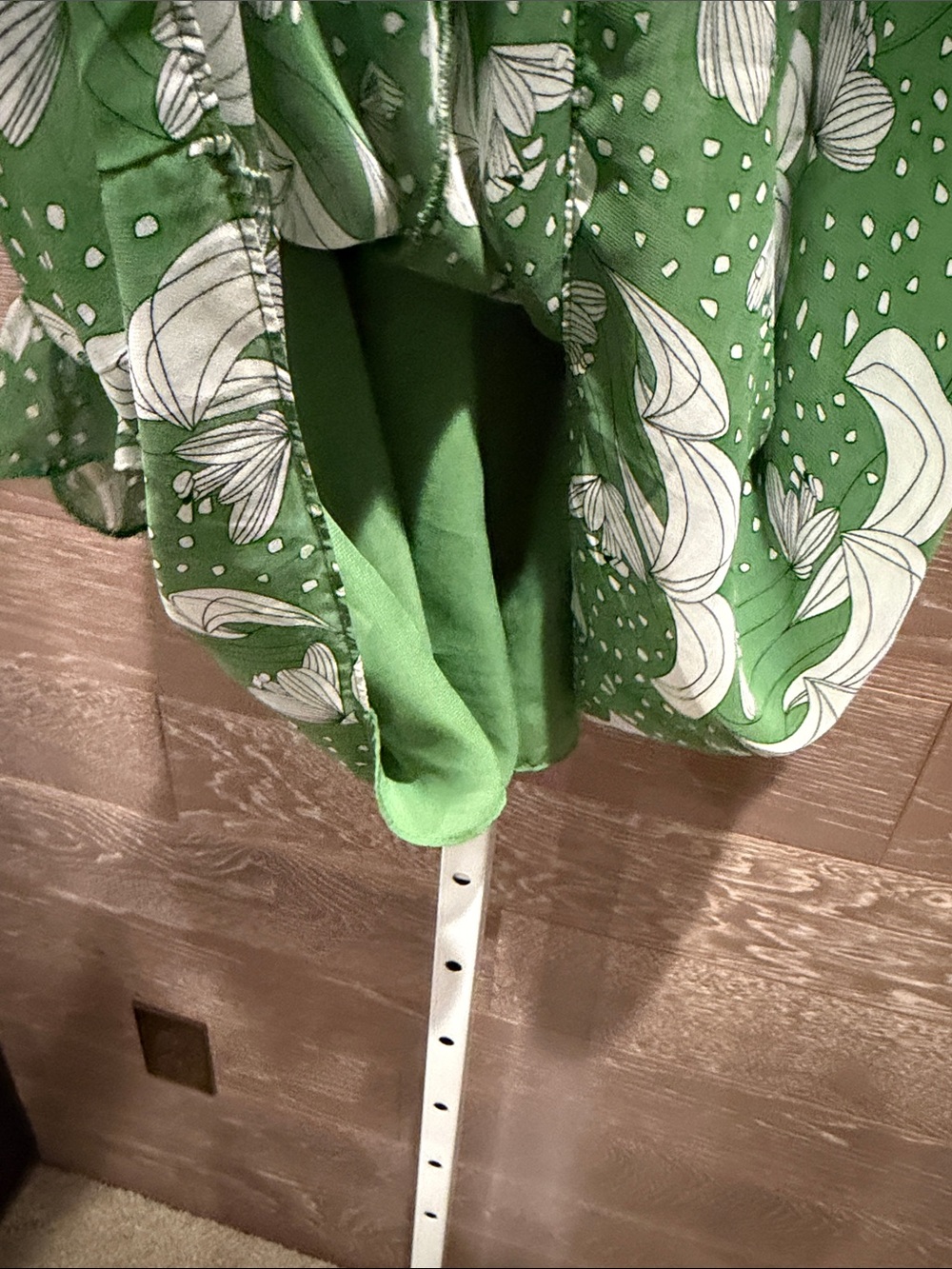 Floral Cold-Shoulder Ruffle Blouse - Picture 9 of 11